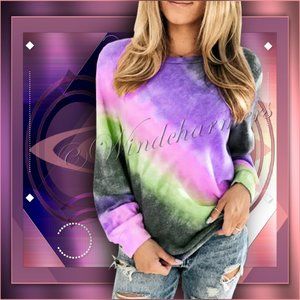 Cool Springtime Purple Rainbow T-shirt